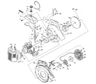 Homelite HB680 main frame diagram