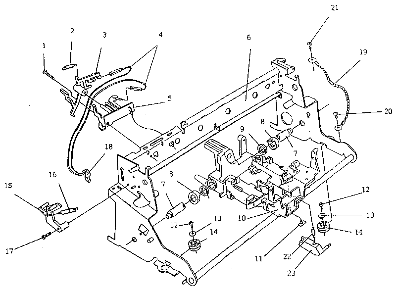 Carrier molding, rails & frame