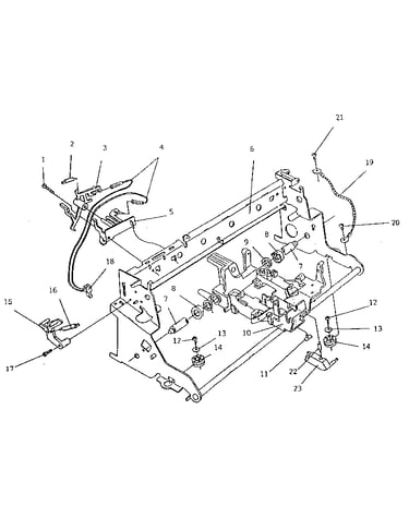 Carrier molding, rails & frame