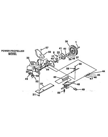 Power propelled model