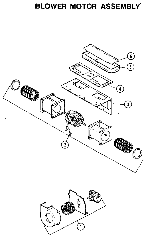 Blower motor assembly