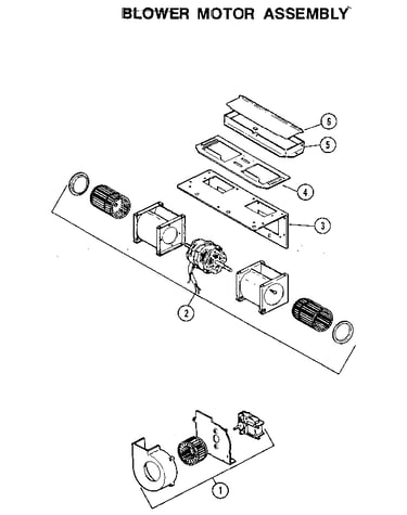 Blower motor assembly