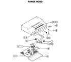 Jenn-Air RH206W range hood/vented diagram
