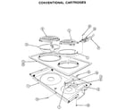 Jenn-Air A100-J conventional cartridges diagram