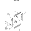 Jenn-Air A530 trim kits diagram