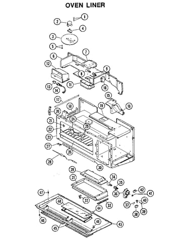 Oven liner