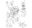 Kenmore 91148781C1 oven body section diagram