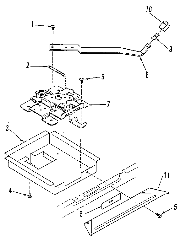 Door lock section