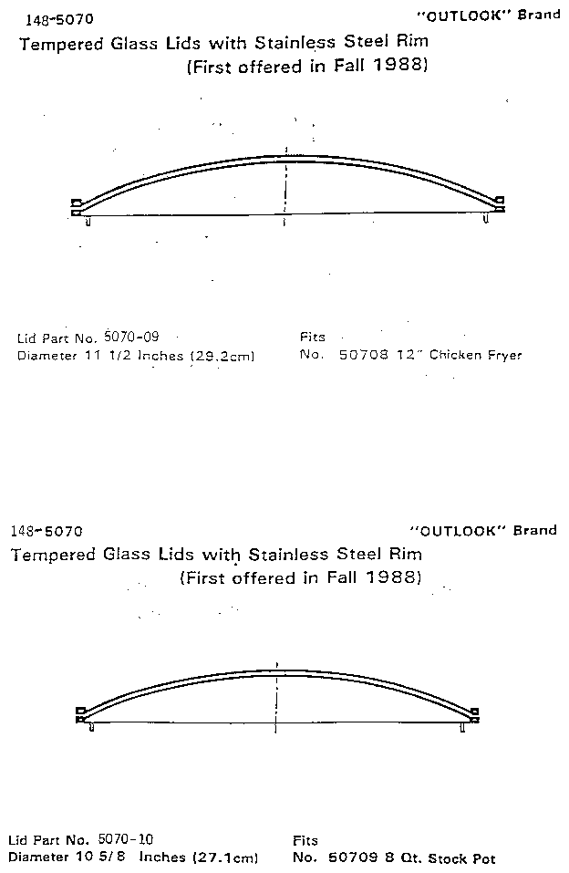 Lid assembly-outlook brand