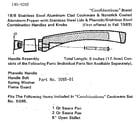 Nanam 148-5085 handle assembly-6 inches diagram