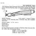 Nanam 148-5088 handle assembly-7 inches diagram