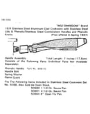 Handle assembly-7 inches
