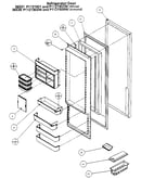 Refrigerator door