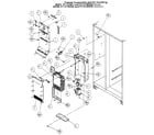 Amana 36538-P1121903W freezer evaporator and air handling diagram