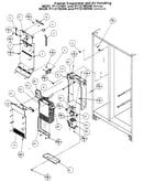 Freezer evaporator and air handling
