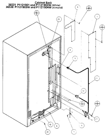 Cabinet back