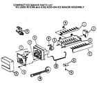 Amana 36538-P1121903W compact ice maker diagram