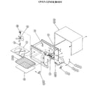 Jenn-Air M130 oven liner/body diagram