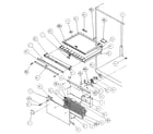 Amana 86061-P1125505W divider and evaporator diagram