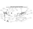 Amana 86061-P1125505W add-on ice maker assembly diagram