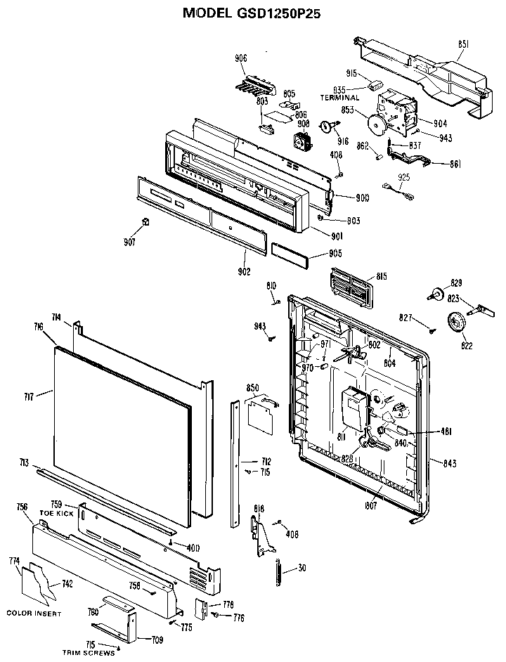 MODEL GSD1250P25