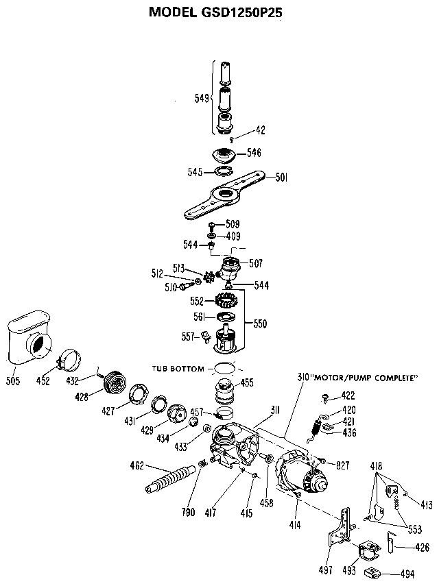 MODEL GSD1250P25