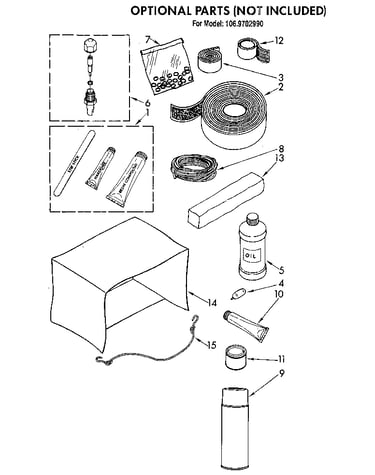 Optional parts (not included)