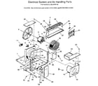 Kenmore 2538785102 electrical system and air handling diagram