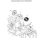Kenmore 2538771063 electrical system and air handling diagram
