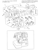 Overlock sew machine, two needle/four thread overlock