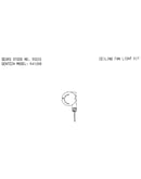 Ceiling fan light kit