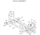 Lifestyler 156391 bench assembly diagram