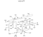 DP 15-2510A leg lift diagram