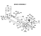 DP 15-3500 bench assembly diagram