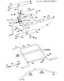 Leg lift & handlebar assemblies