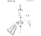 Gentech K324AB ceiling fan light kit diagram