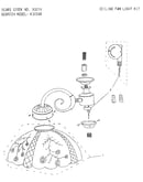 Ceiling fan light kit