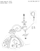Ceiling fan light kit