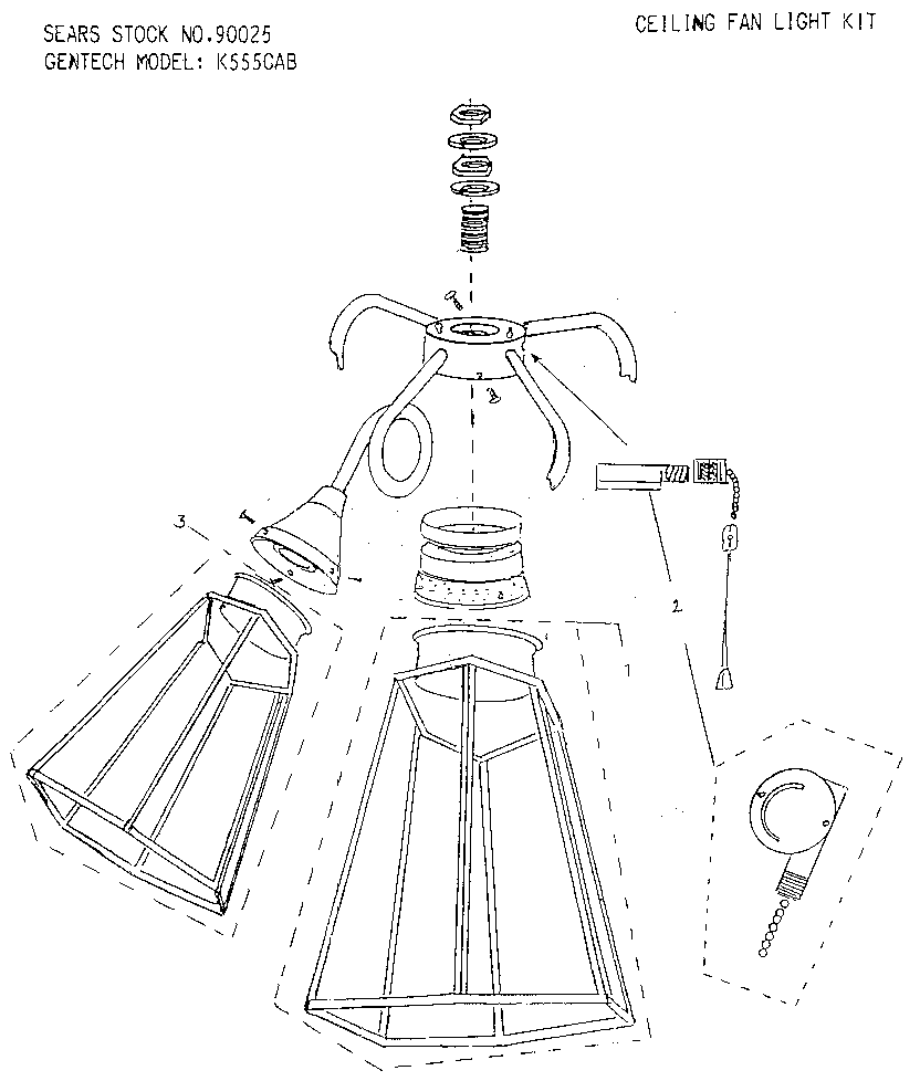 CEILING FAN LIGHT KIT