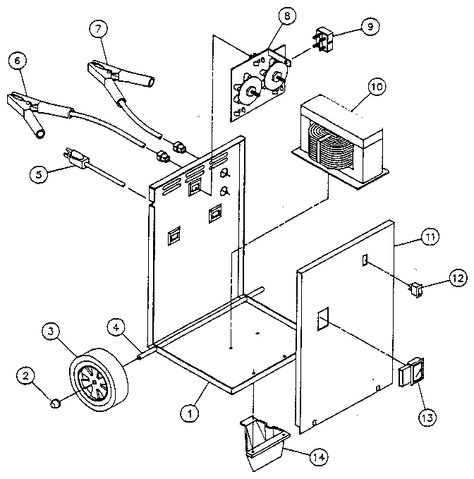 CENTURY 40/2/200 AMP CHARGER MODEL 141-260