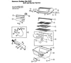 Craftsman 2581540110 grill and burner section diagram