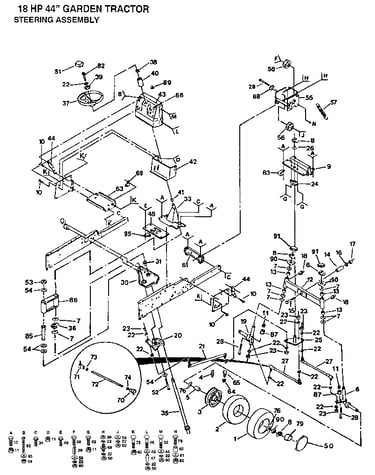 Steering assembly