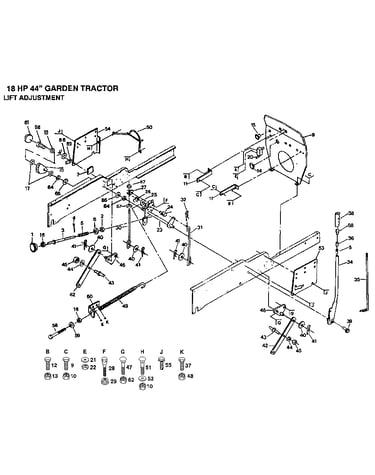 Lift adjustment