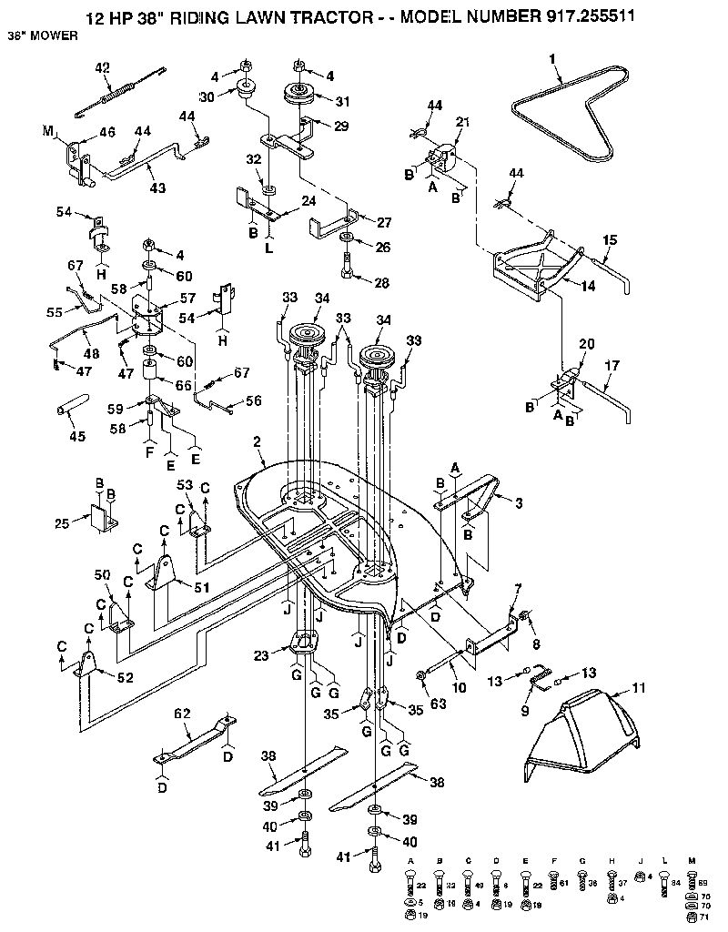 38" MOWER