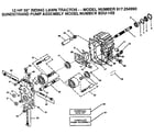 Craftsman 917254990 sundstrand pump assy model no. bdu-10s diagram