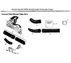 Craftsman 358797922 vacuum tube/blower tube ass'y. diagram