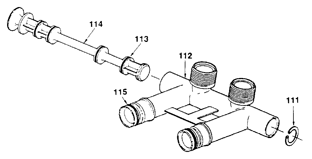 Bypass installation valve model no. 625.34371