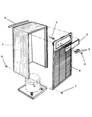 Cabinet and front panel