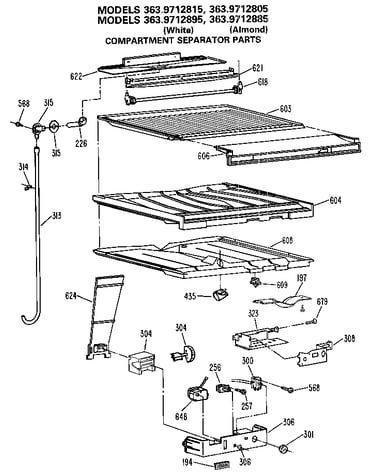 Compartment separator