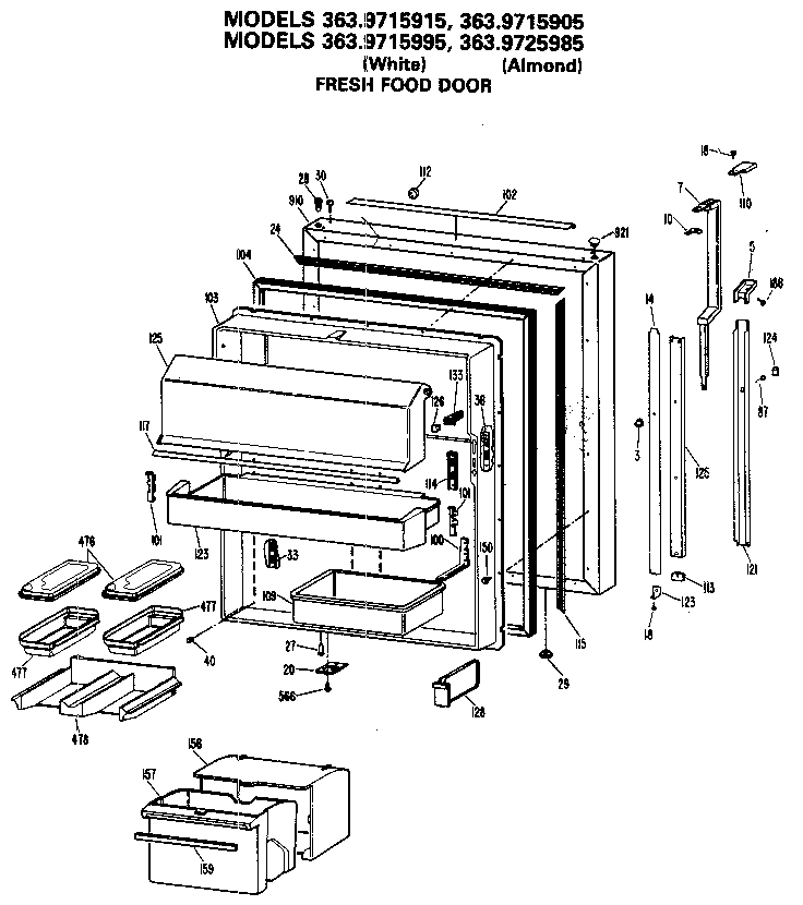 Fresh food door